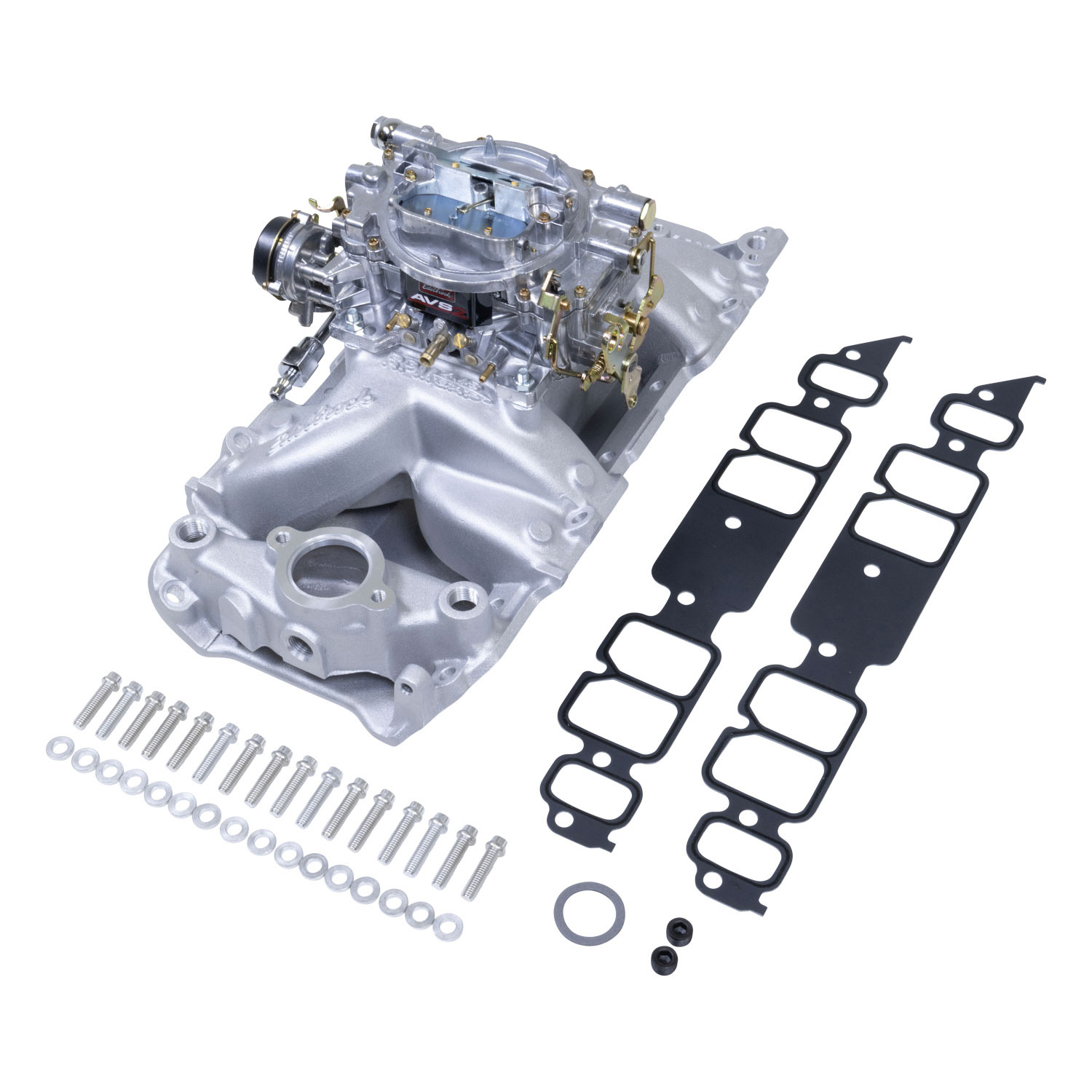 RPM Air-Gap 800cfm Manifold/Carb Kit,Chevrolet Big Block, Rectangular Port