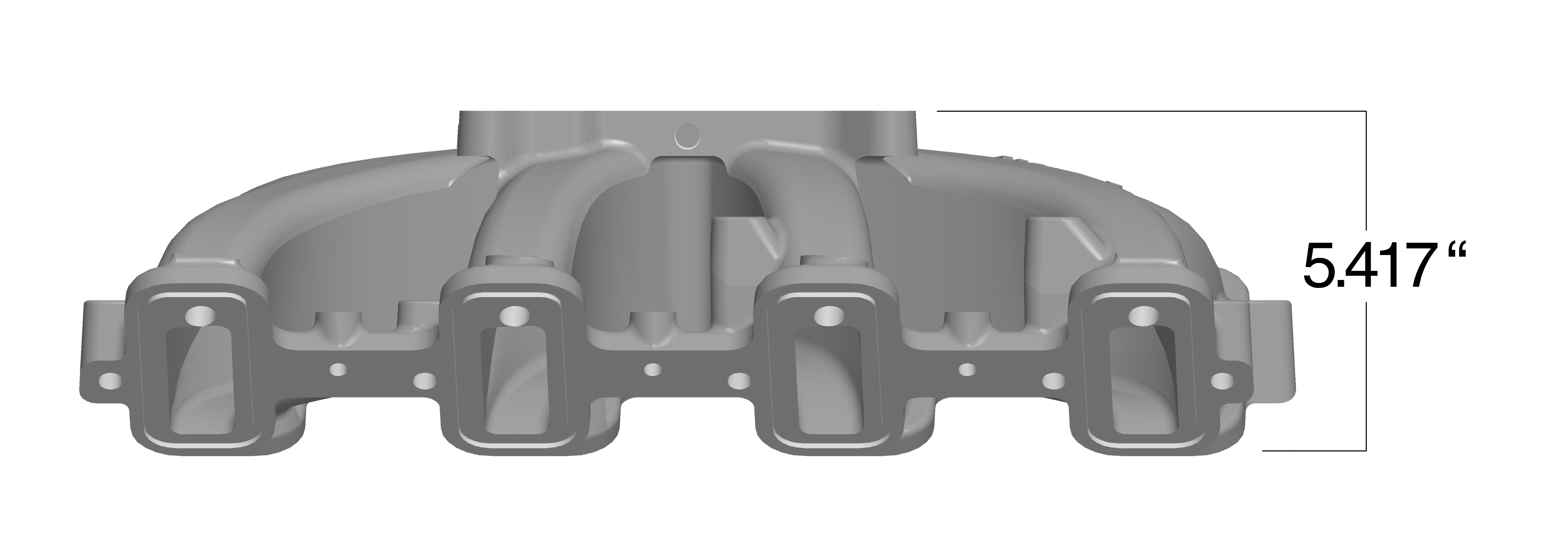 300-132 Holley Holley Single Plane Intake - GM LS1/LS2/LS6
