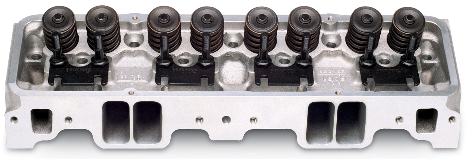 60759 Edelbrock Cylinder Head, Chevrolet Small Block, Performer, 70cc, Flat Tappet