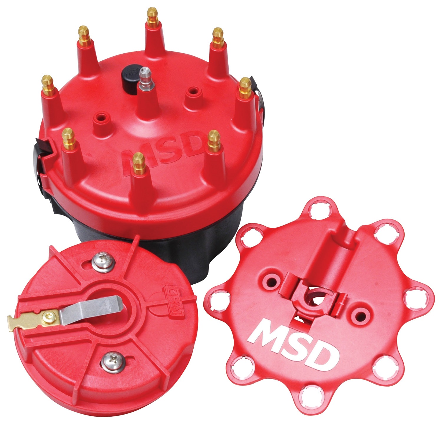 Cap-A-Dapt Kit. fits MSD pro-billet Distributors Large Cap. Adjustable Rotor