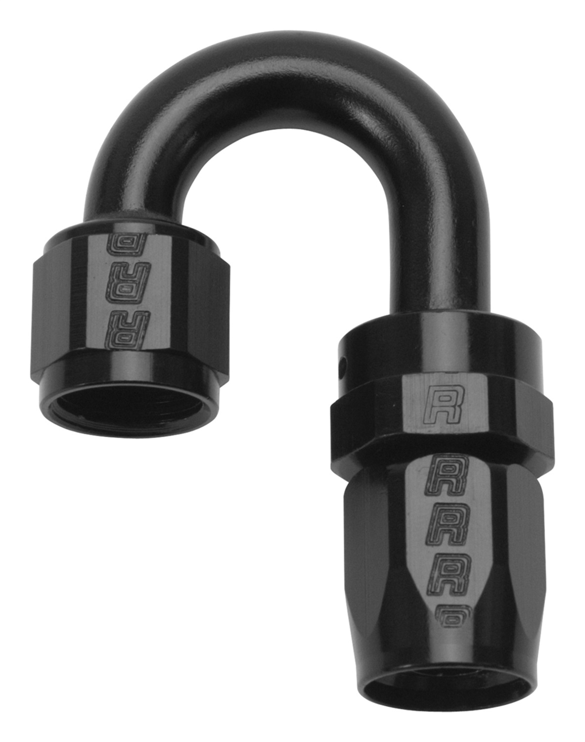 Full Flow Swivel Hose End, 180 Degree, Tight Radius