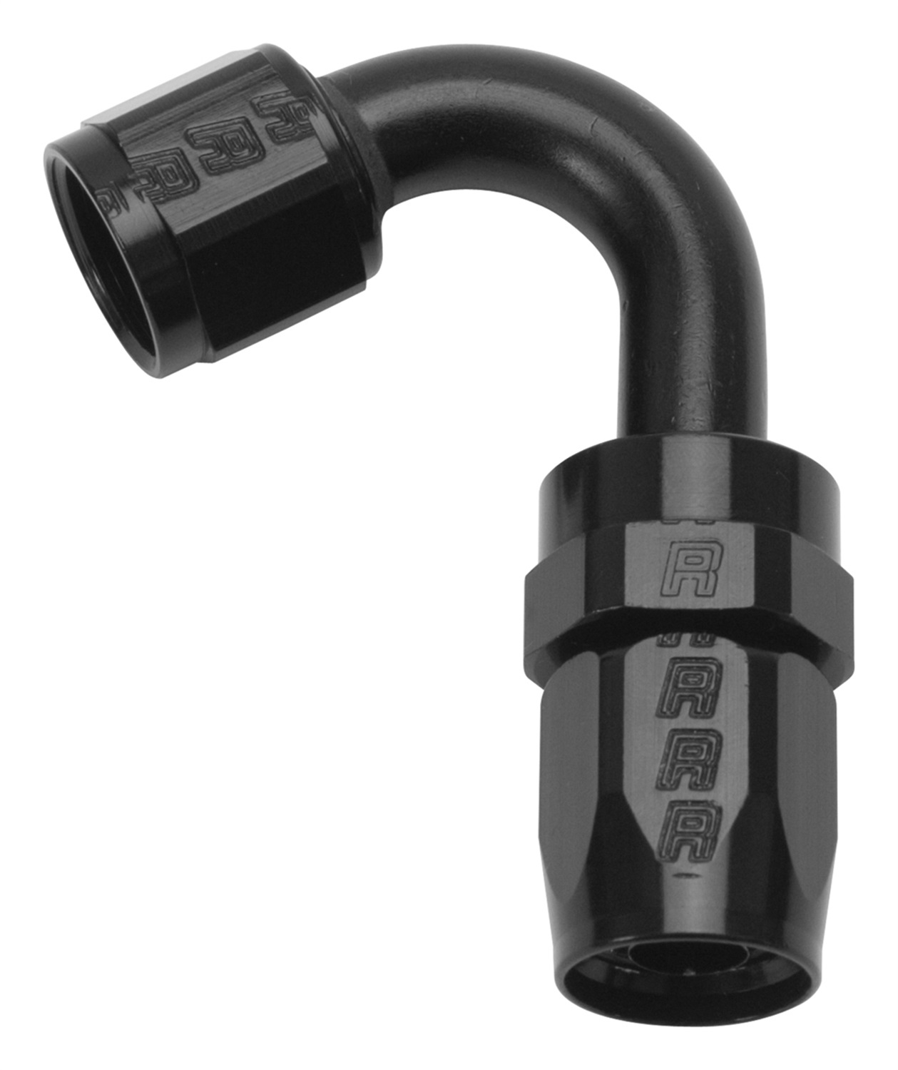Full Flow Swivel Hose End, 120 Degree, Tight Radius