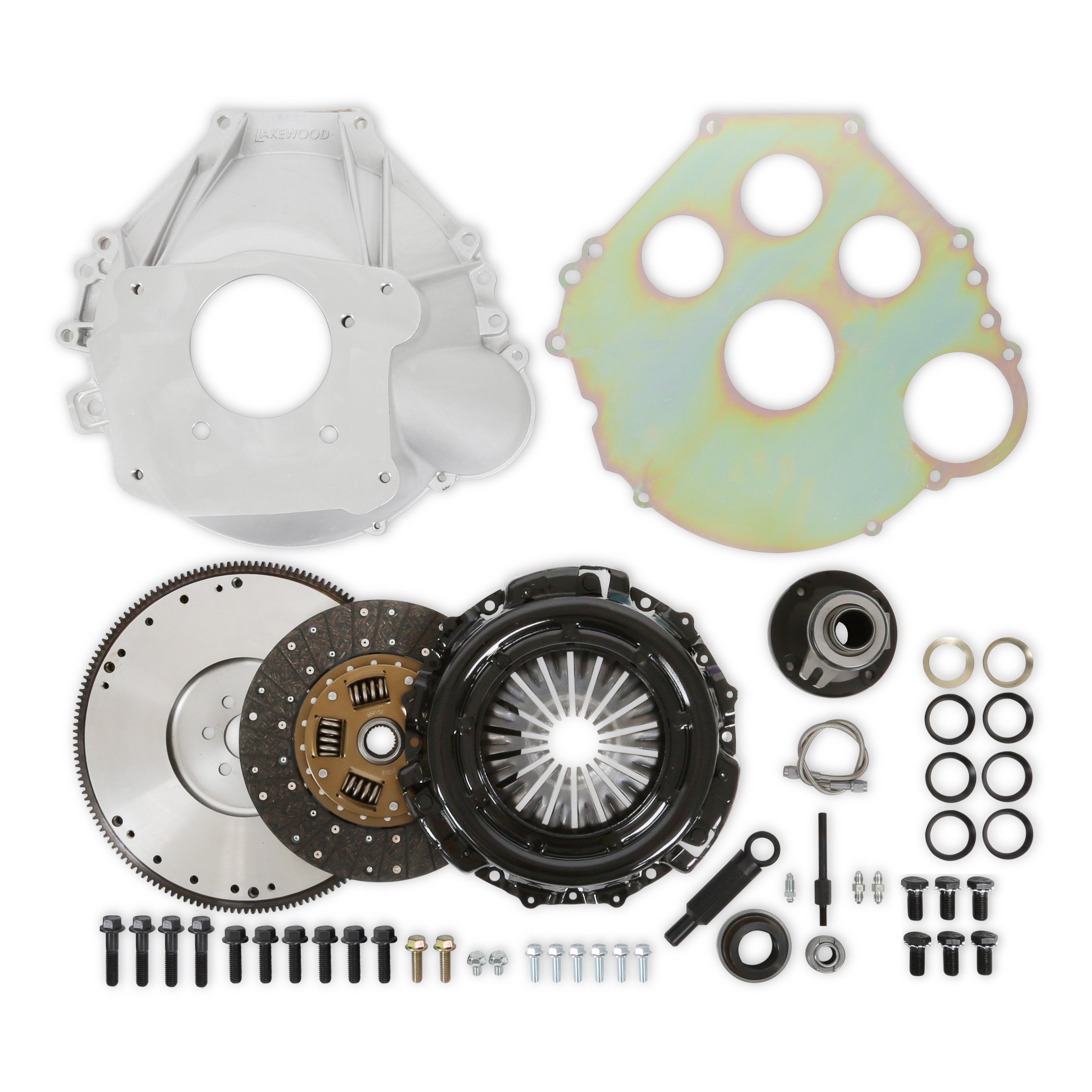 Transmission Installation Kit, 50-OZ. externally balanced Small Block Ford