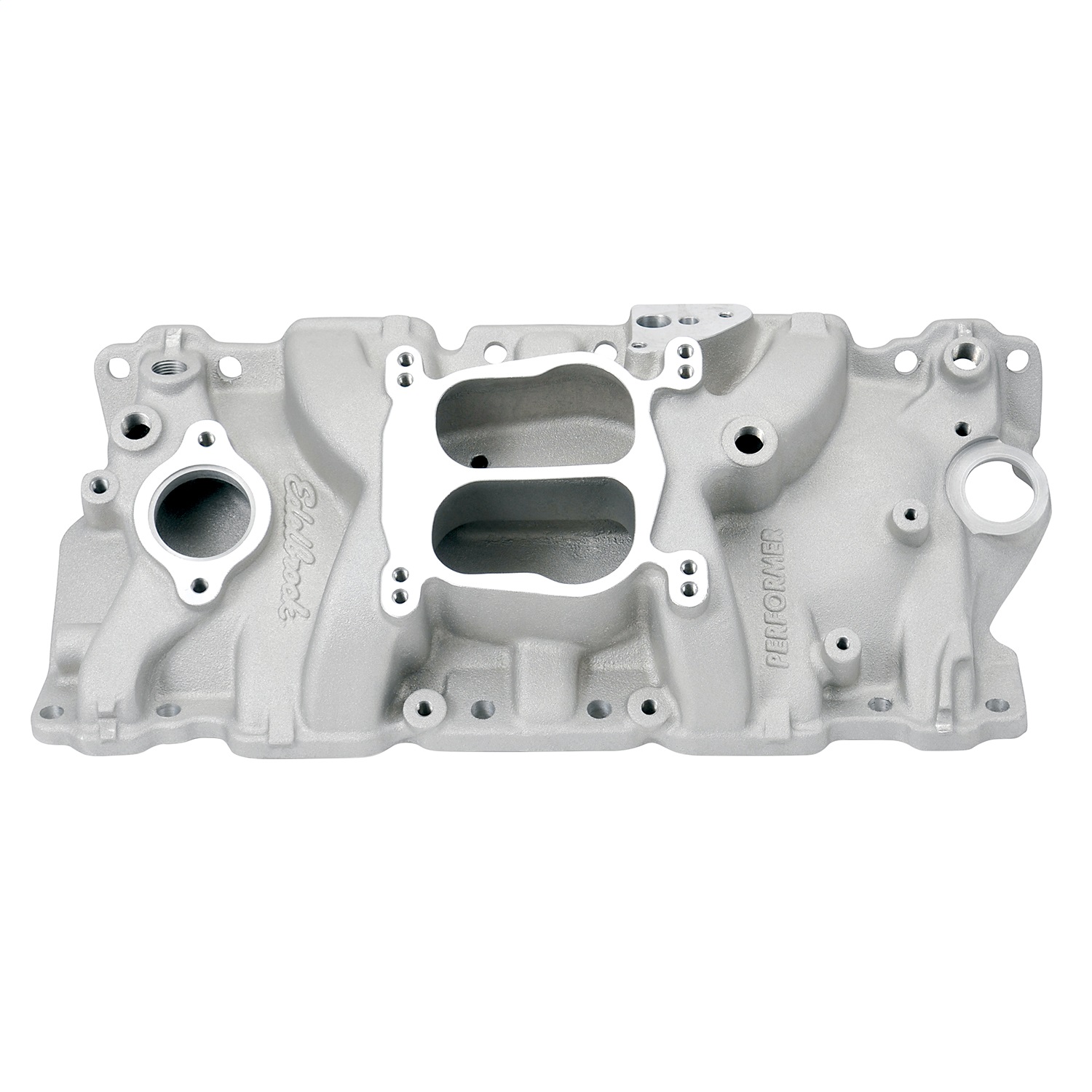 3706 Edelbrock Performer Manifold, Chevrolet Small Block, 87-95 cast Iron Heads, EGR