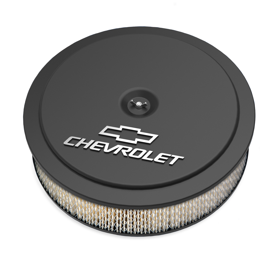 120-212 Holley Air Cleaner. GM Muscle Series. 14 Inch. White Paper Element