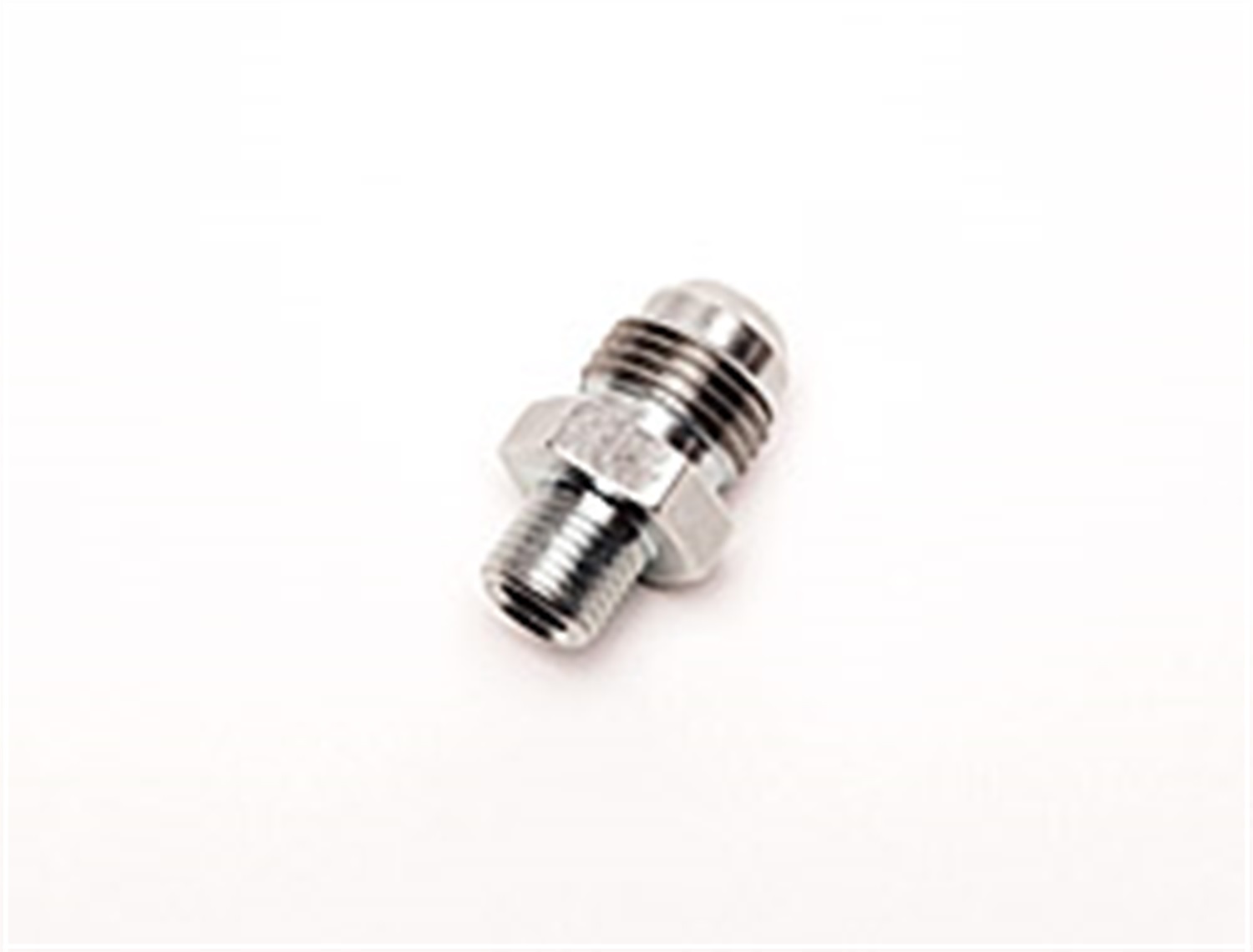 670470 Russell Fuel Pump Adapter, -6AN to M10 x 1.0, For Edelbrock 3594/ Walbro