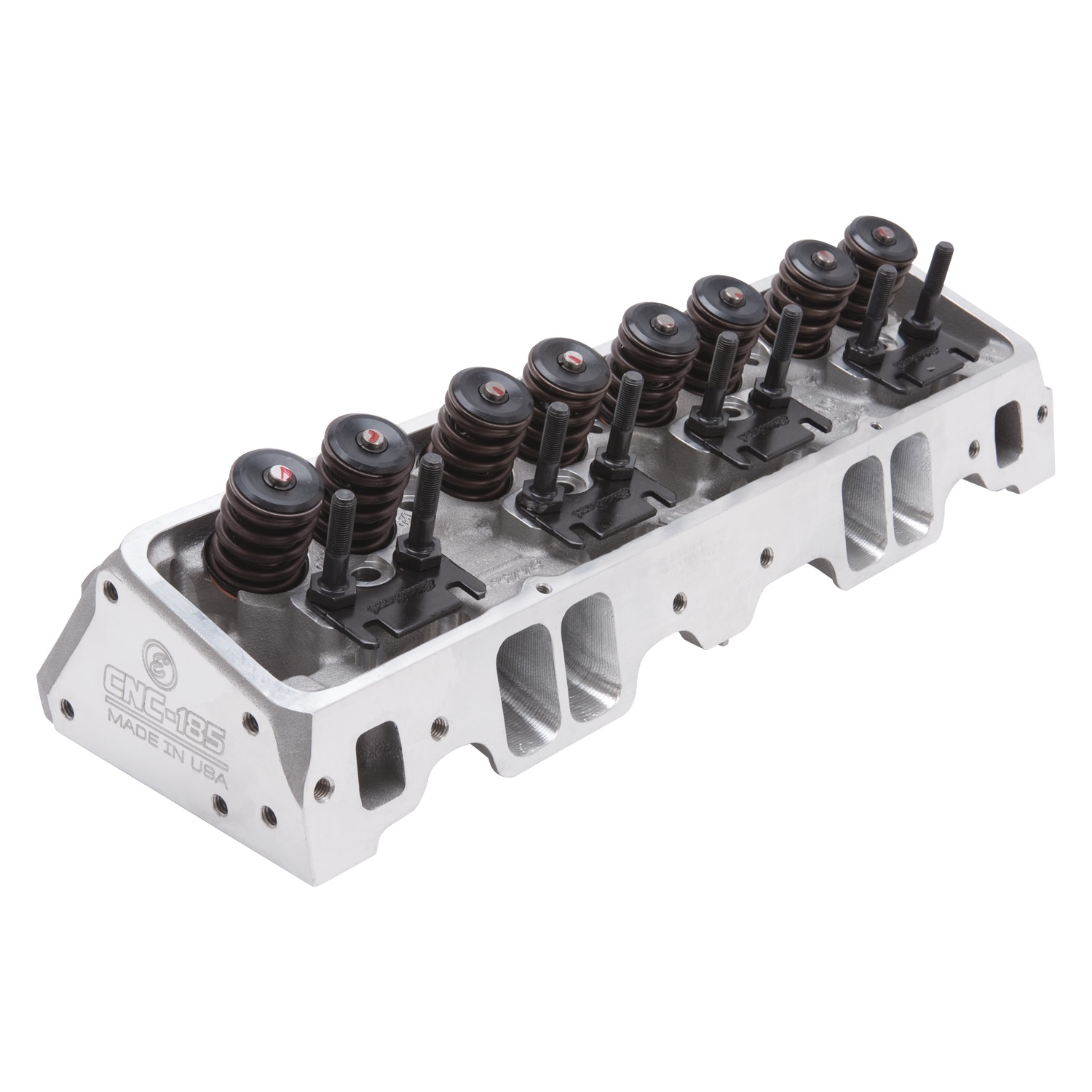 79895 Edelbrock Cylinder Head, Chevrolet Small Block, E-CNC 185, 64cc, Hydraulic Roller