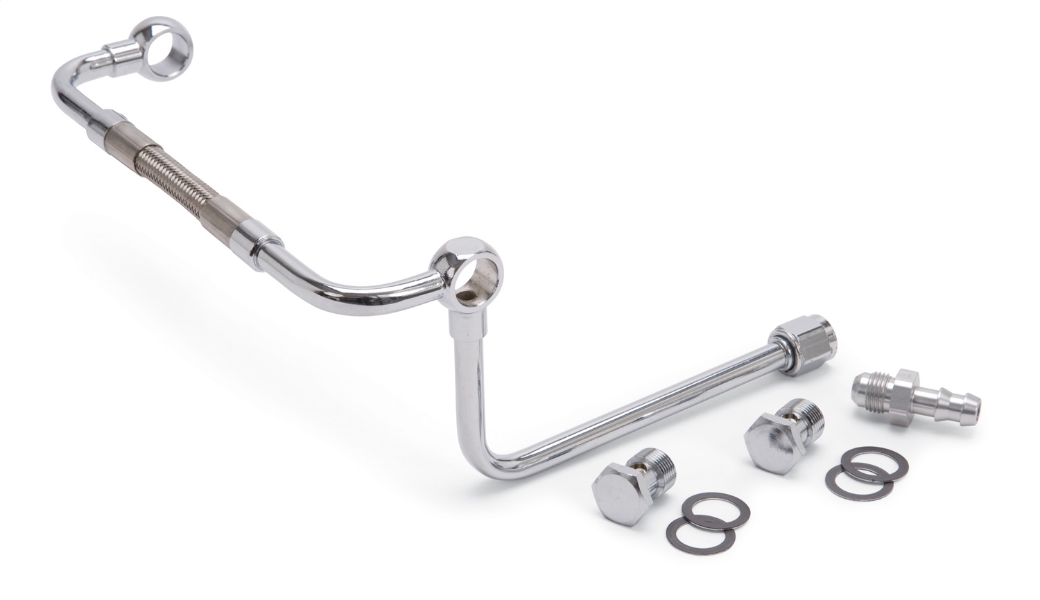 8132 Edelbrock Fuel line Dual-Feed, For Edelbrock AVS carburetors