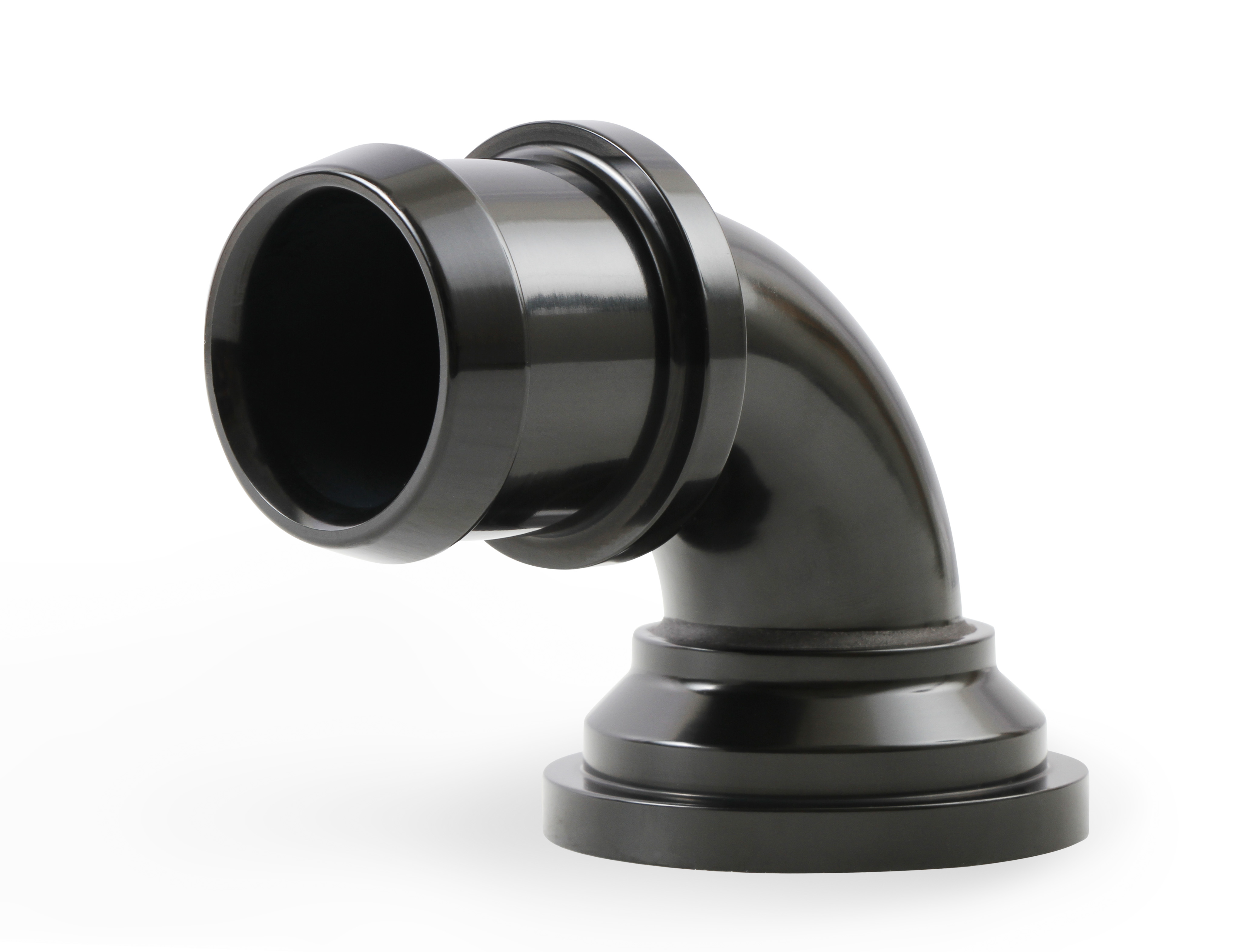 97-341 Holley Holley Water Neck - Swivel 90 Degree Angle - Black