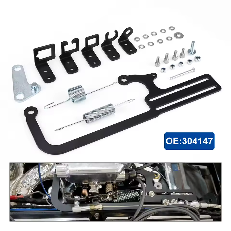 Throttle & Trans Cable Bracket, Edelbrock & Holley, Universal