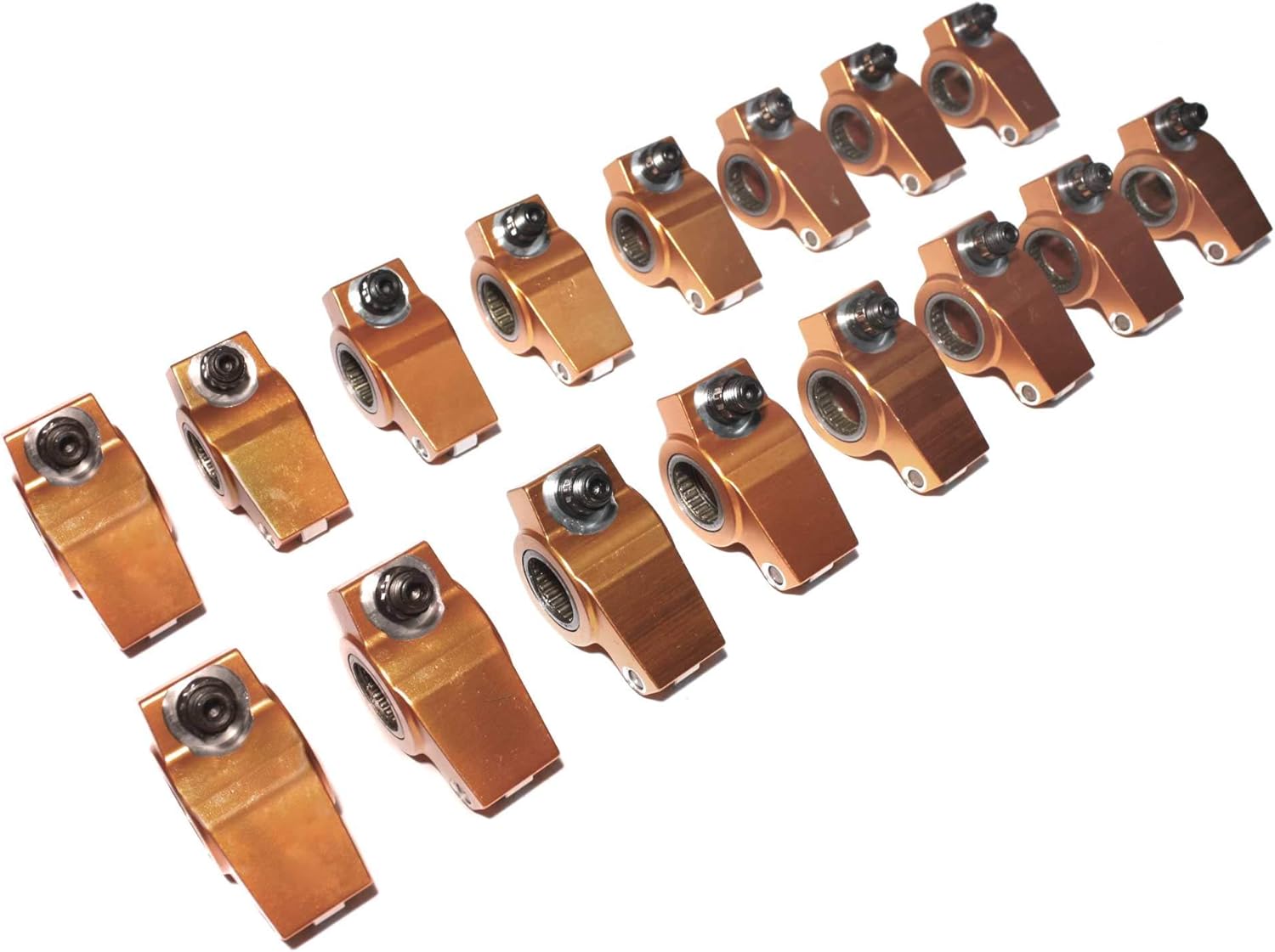 1076-KIT COMP Cams Rocker Arms, Chrysler Small Block, Aluminum, Shaft Mount, 1.6:1 Ratio, Complete Kit