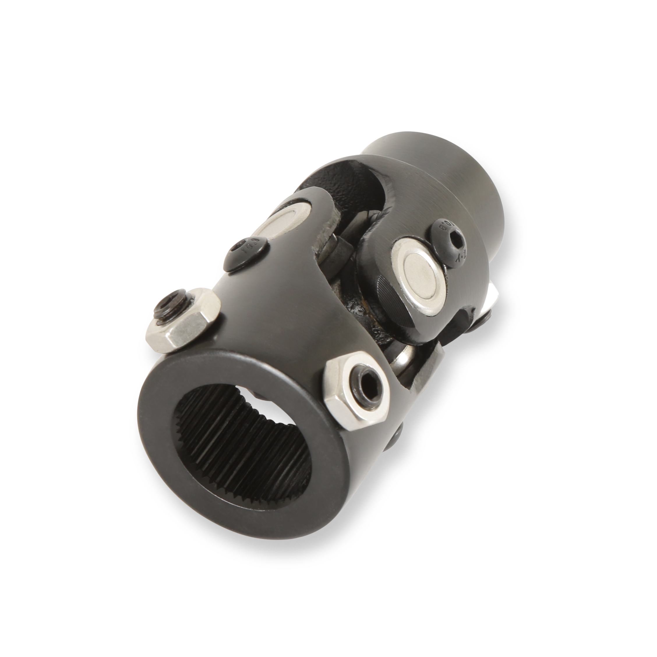 320-105 Holley Holley U-joint. Steel. 1"-48 Spline to 3/4"-DD