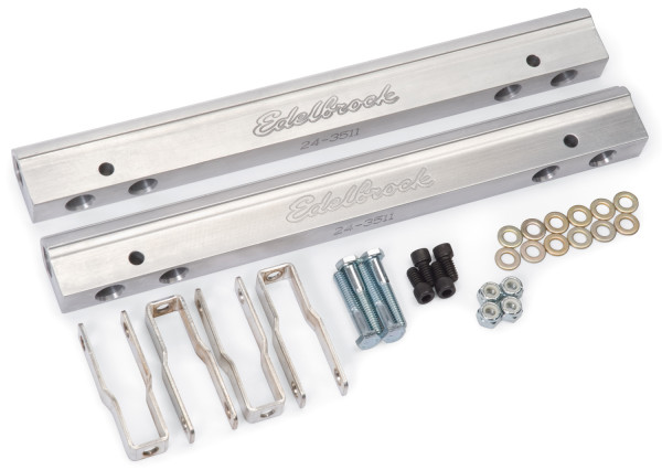 Fuel Rail Kits, Chrysler 340-360 (For use with Super Victor Manifold #28155 and standard injectors)