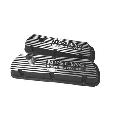 Valve Covers, Ford Series, Ford Small Block, With Mustang Logo
