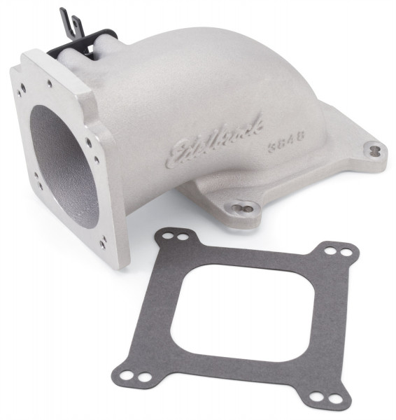 Intake Elbow, Low Profile, 90mm, Throttle Body to Square-Bore Flange