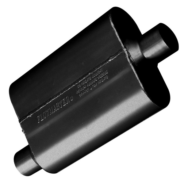 40 Series Chambered Muffler, 2.25 in(O)/out(C)