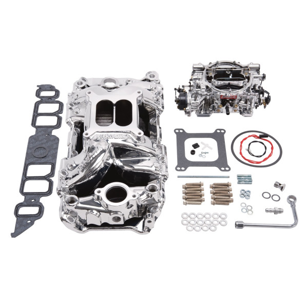 RPM Air-Gap 800cfm Manifold/Carb Kit,Chevrolet Big Block, Rectangular Port