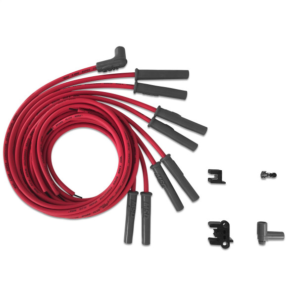 Super Conductor Wire set, Universal V8, Multi-Angle Plug, HEI