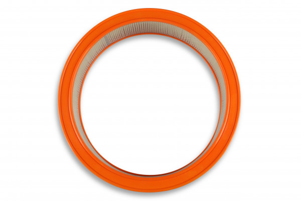 Air Filter - 14"x3" - White Paper Element - Orange Ring