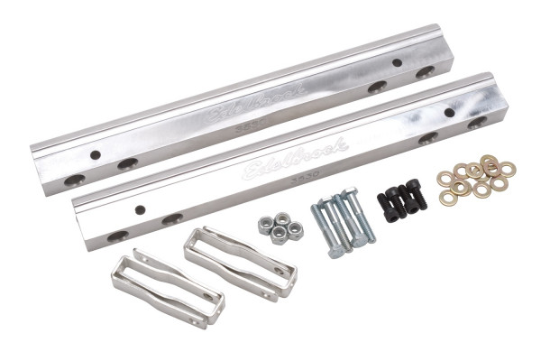 Fuel Rail Kit, Chevrolet Small Block (For use with Victor E Manifold #29785 and standard injectors)