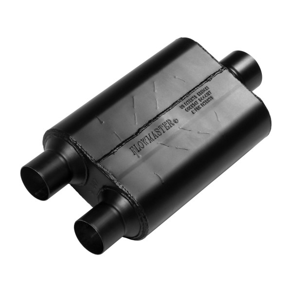 40 Series Chambered Muffler, 2.5 in(D)/ 3.0 out(C)